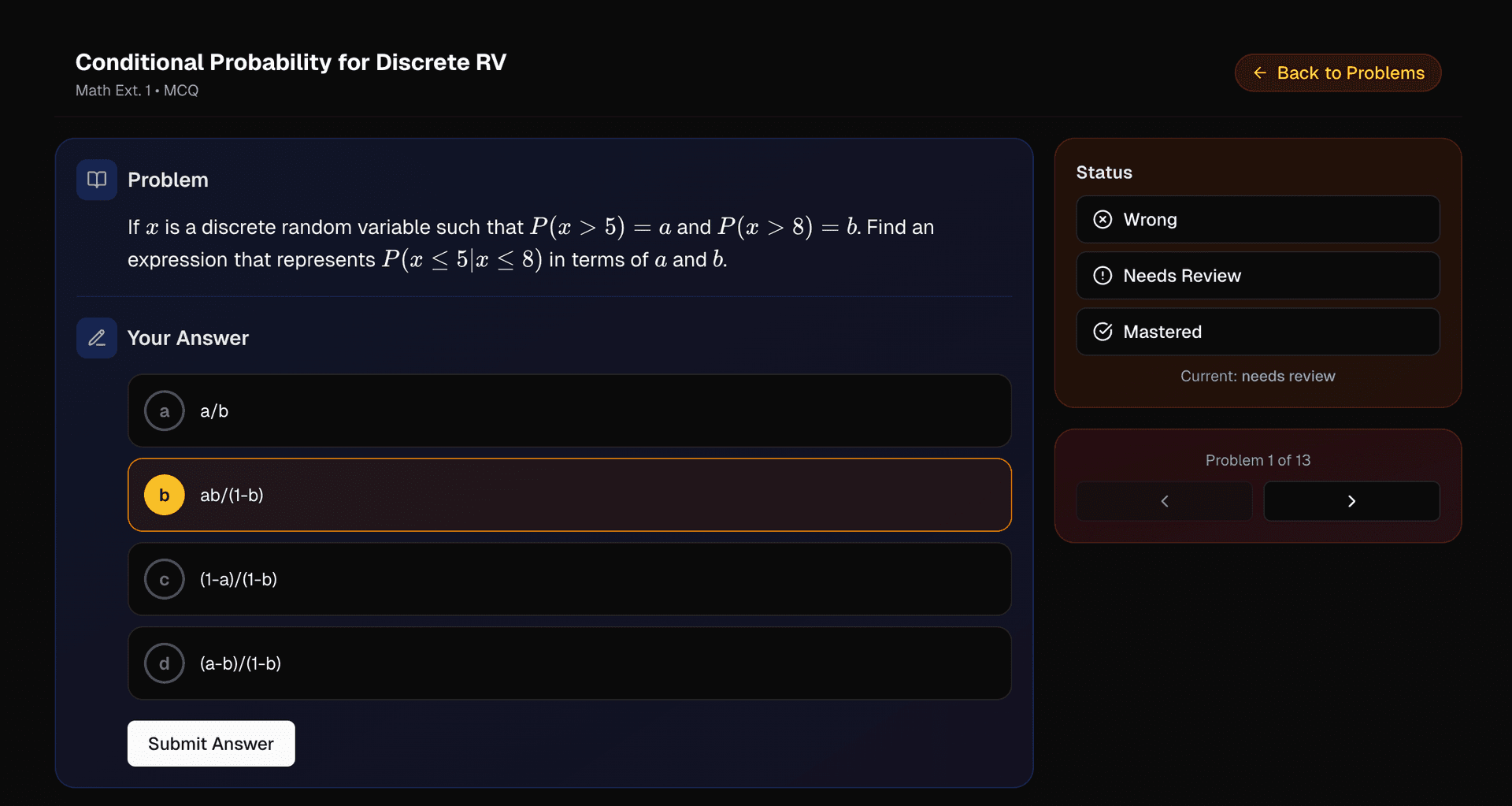 Extracted problem formatted in WQN